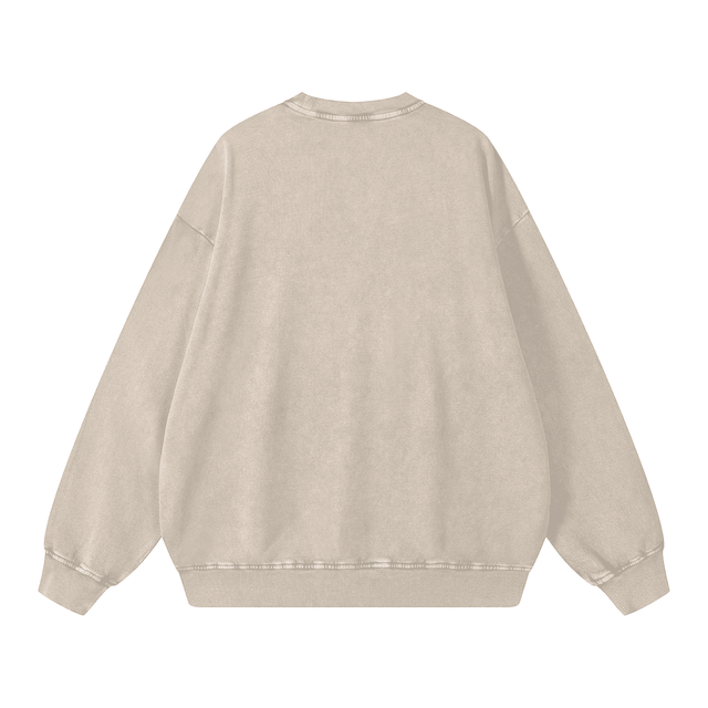 ENOUGH — Snow Washed Oversized Sweatshirt + Digital Download + eBook - Avodah Dynamics